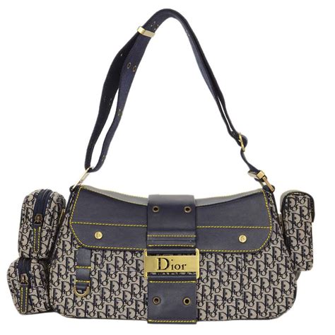 CHRISTIAN DIOR Bag Handbag Lady Dior RU 0010 canvas .